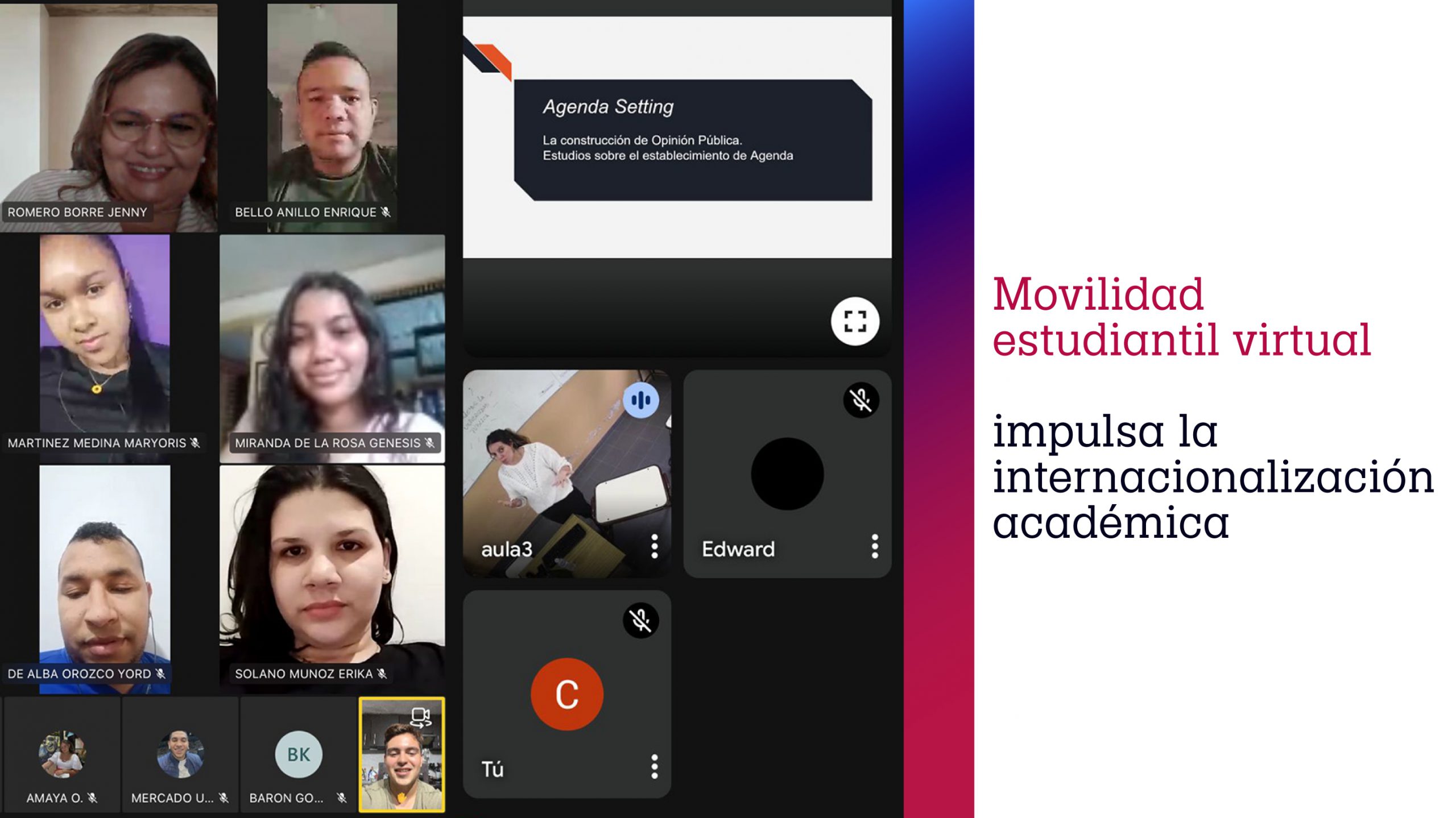 Movilidad estudiantil virtual impulsa la internacionalización académica ...